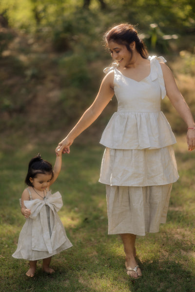 Hemp 3 tier dress