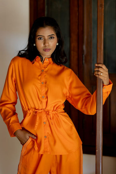 Tencel Drawstring Shirt