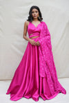 Peheraav Lehenga set-Fuschia