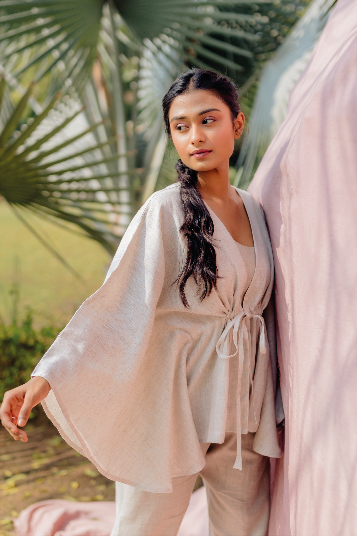 Hemp Kaftan jacket co-ord
