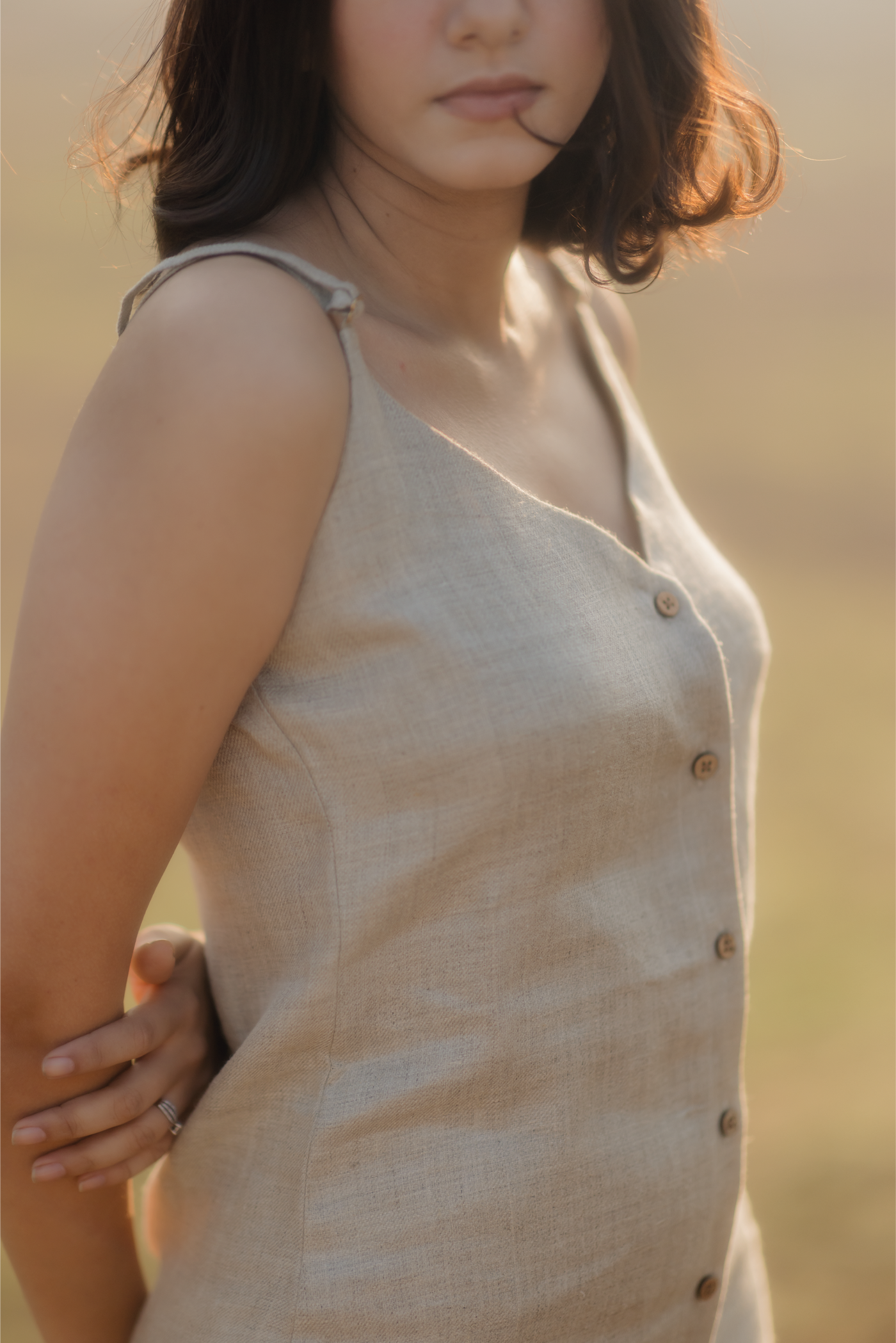 Hemp Long Slip Dress