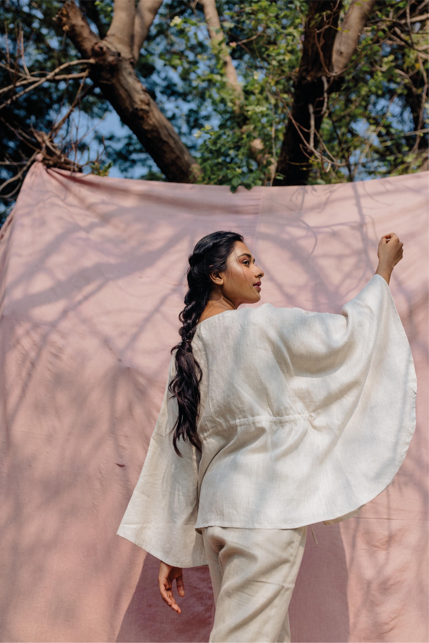 Hemp Kaftan jacket co-ord