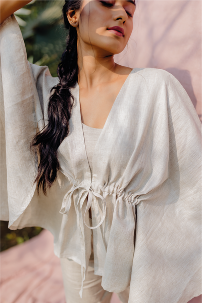 Hemp Kaftan jacket co-ord