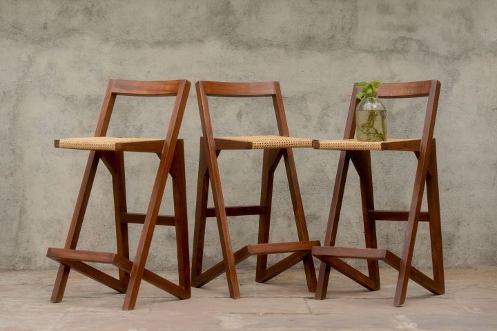 Rattan high chairs