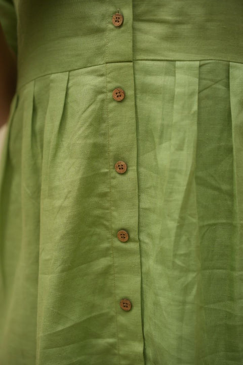 Lincell Semiformal long dress- Moss Green
